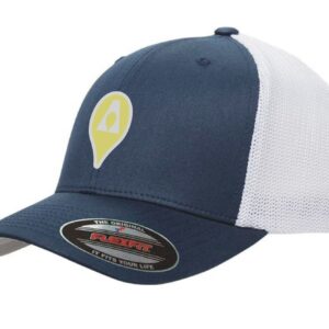 FITTED TRUCKER - Navy/White